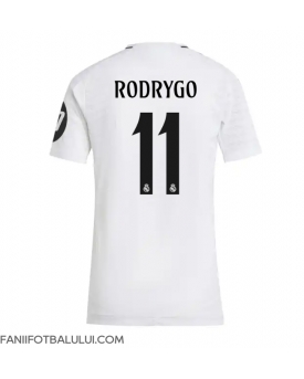 Real Madrid Rodrygo Goes #11 Tricou Fotbal Replică 2024-25 Femei Acasa